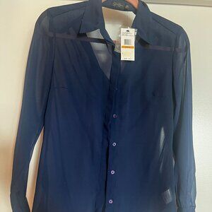 JESSICA SIMPSON Lanay Sheer Top NWT - NEVER BEEN WORN